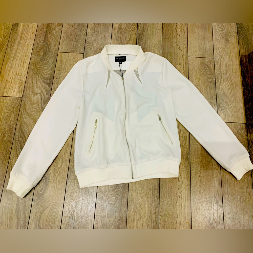 Walter baker mesh back light bomber jacket Medium ($198)